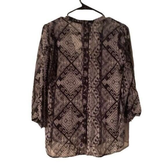 Anthropologie Joie Womens Silk Blouse Sheer‎ XSmall Fairy Grunge Whimsigoth - Picture 2 of 6
